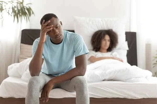 Man upset about ED symptoms Birkenhead