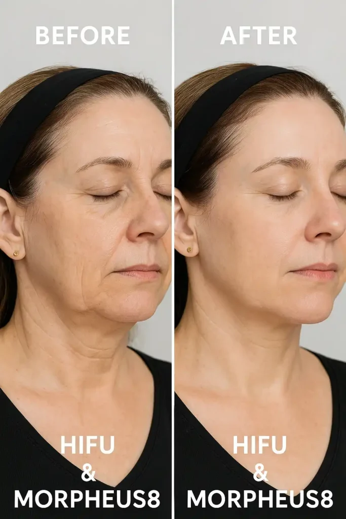 HIFU & Morpheus8 treatment results Birkenhead - book in today!