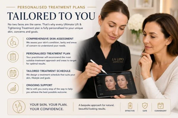 book a consultation about your ultimate lift and tighten treatment Birkenhead